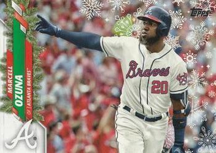 #HW44 Marcell Ozuna - Atlanta Braves - 2020 Topps Holiday Baseball