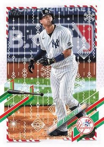 #HW45 Gary Sanchez - New York Yankees - 2021 Topps Holiday Baseball