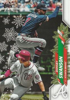 #HW47 Dansby Swanson - Atlanta Braves - 2020 Topps Holiday Baseball
