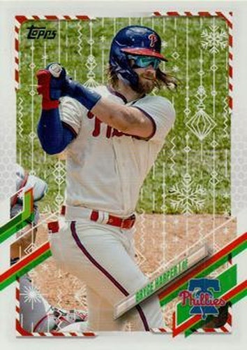 #HW50 Bryce Harper - Philadelphia Phillies - 2021 Topps Holiday Baseball
