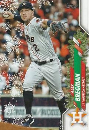 #HW50a Alex Bregman - Houston Astros - 2020 Topps Holiday Baseball