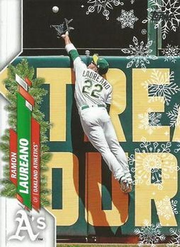 #HW52 Ramon Laureano - Oakland Athletics - 2020 Topps Holiday Baseball