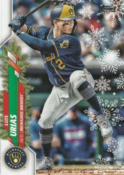 #HW53 Luis Urias - Milwaukee Brewers - 2020 Topps Holiday Baseball