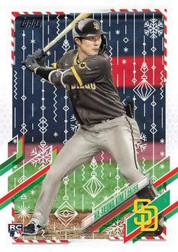 #HW55 Ha-Seong Kim - San Diego Padres - 2021 Topps Holiday Baseball
