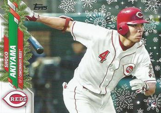 #HW58a Shogo Akiyama - Cincinnati Reds - 2020 Topps Holiday Baseball