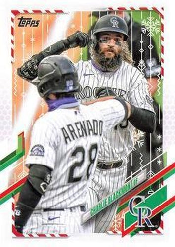 #HW63 Charlie Blackmon - Colorado Rockies - 2021 Topps Holiday Baseball