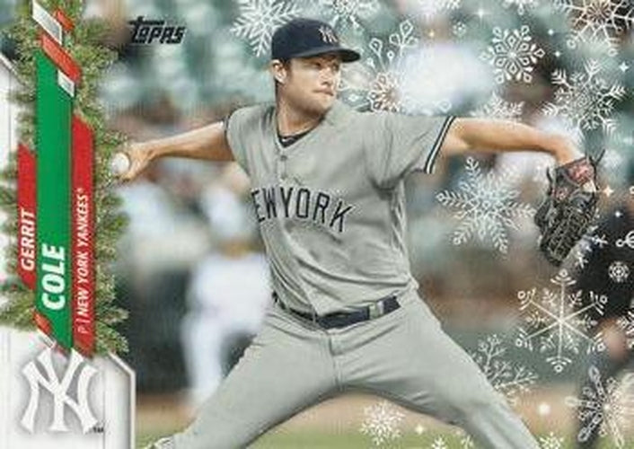 #HW65a Gerrit Cole - New York Yankees - 2020 Topps Holiday Baseball