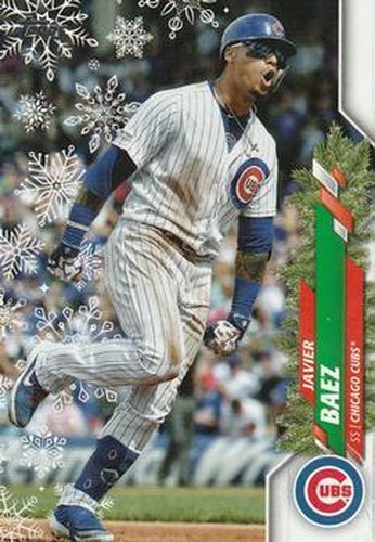 #HW67a Javier Baez - Chicago Cubs - 2020 Topps Holiday Baseball