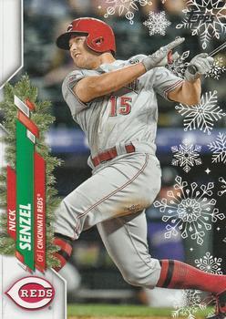 #HW70 Nick Senzel - Cincinnati Reds - 2020 Topps Holiday Baseball