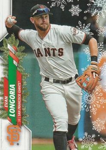 #HW71 Evan Longoria - San Francisco Giants - 2020 Topps Holiday Baseball