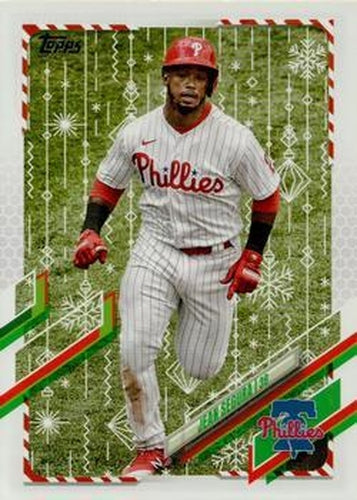 #HW72 Jean Segura - Philadelphia Phillies - 2021 Topps Holiday Baseball