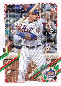 #HW73 Javier Baez - New York Mets - 2021 Topps Holiday Baseball
