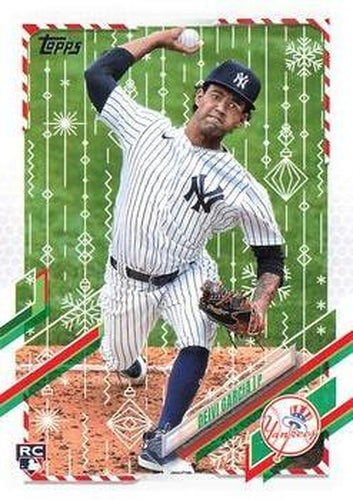 #HW77 Deivi Garcia - New York Yankees - 2021 Topps Holiday Baseball