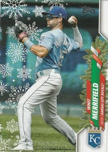 #HW77 Whit Merrifield - Kansas City Royals - 2020 Topps Holiday Baseball