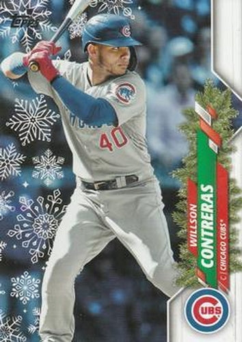 #HW80 Willson Contreras - Chicago Cubs - 2020 Topps Holiday Baseball