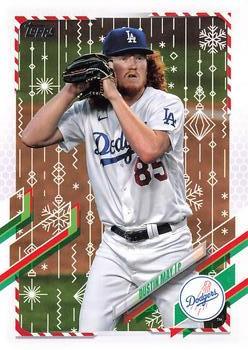 #HW81 Dustin May - Los Angeles Dodgers - 2021 Topps Holiday Baseball