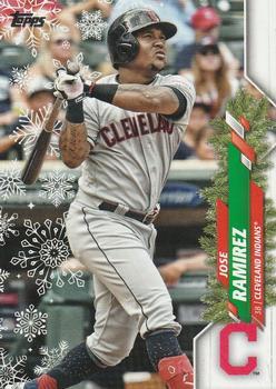 #HW83 Jose Ramirez - Cleveland Indians - 2020 Topps Holiday Baseball
