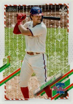#HW83 Rhys Hoskins - Philadelphia Phillies - 2021 Topps Holiday Baseball