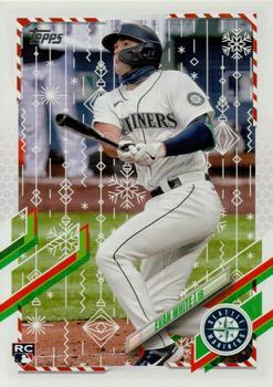 #HW84 Evan White - Seattle Mariners - 2021 Topps Holiday Baseball
