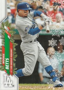 #HW89a Mookie Betts - Los Angeles Dodgers - 2020 Topps Holiday Baseball