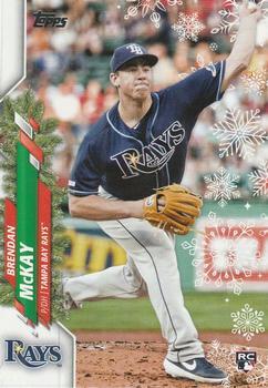 #HW91a Brendan McKay - Tampa Bay Rays - 2020 Topps Holiday Baseball