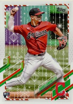 #HW96 Andres Gimenez - Cleveland Indians - 2021 Topps Holiday Baseball
