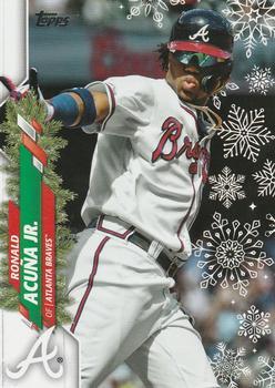 #HW96a Ronald Acuña Jr. - Atlanta Braves - 2020 Topps Holiday Baseball
