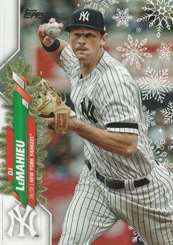 #HW97 DJ LeMahieu - New York Yankees - 2020 Topps Holiday Baseball