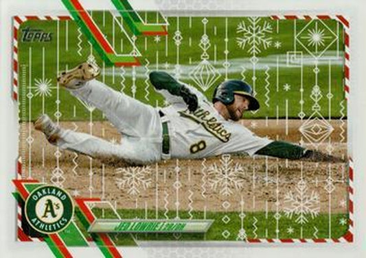 #HW98 Jed Lowrie - Oakland Athletics - 2021 Topps Holiday Baseball