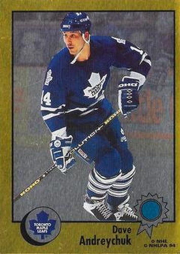 #275 Dave Andreychuk - Toronto Maple Leafs - 1994-95 Panini Hockey Stickers