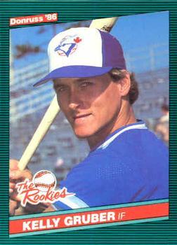 #16 Kelly Gruber - Toronto Blue Jays - 1986 Donruss The Rookies Baseball