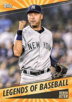 #LOB-10 Derek Jeter - New York Yankees - 2021 Topps Opening Day Baseball - Legends of Baseball