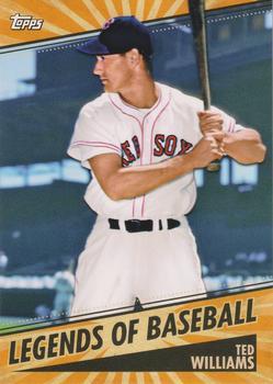#LOB-14 Ted Williams - Boston Red Sox - 2021 Topps Opening Day Baseball - Legends of Baseball