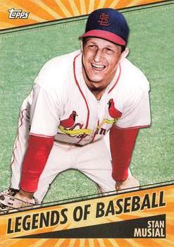 #LOB-16 Stan Musial - St. Louis Cardinals - 2021 Topps Opening Day Baseball - Legends of Baseball