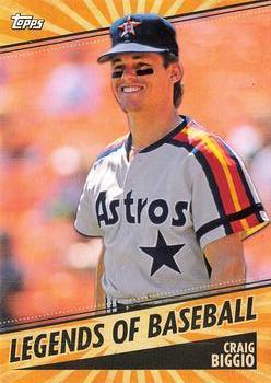 #LOB-17 Craig Biggio - Houston Astros - 2021 Topps Opening Day Baseball - Legends of Baseball