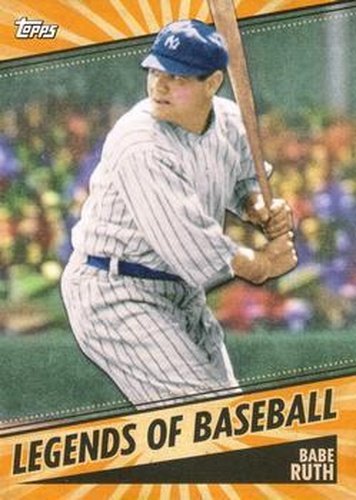 #LOB-1 Babe Ruth - New York Yankees - 2021 Topps Opening Day Baseball - Legends of Baseball