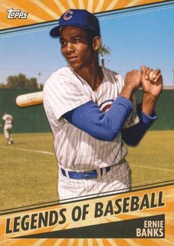 #LOB-4 Ernie Banks - Chicago Cubs - 2021 Topps Opening Day Baseball - Legends of Baseball