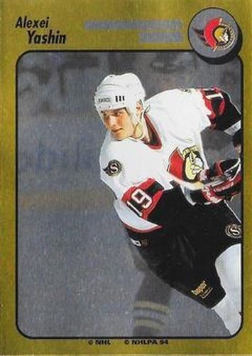 #251 Alexei Yashin - Ottawa Senators - 1994-95 Panini Hockey Stickers