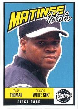 #M17 Frank Thomas - Chicago White Sox - 2001 Upper Deck Vintage - Matinee Idols Baseball