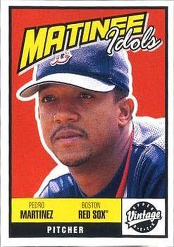 #M19 Pedro Martinez - Boston Red Sox - 2001 Upper Deck Vintage - Matinee Idols Baseball