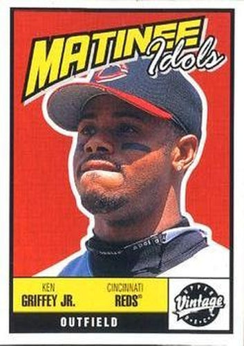 #M1 Ken Griffey Jr. - Cincinnati Reds - 2001 Upper Deck Vintage - Matinee Idols Baseball