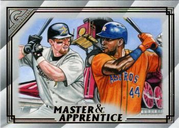 #MA-3 Jeff Bagwell / Yordan Alvarez - Houston Astros - 2020 Topps Gallery - Master & Apprentice Baseball