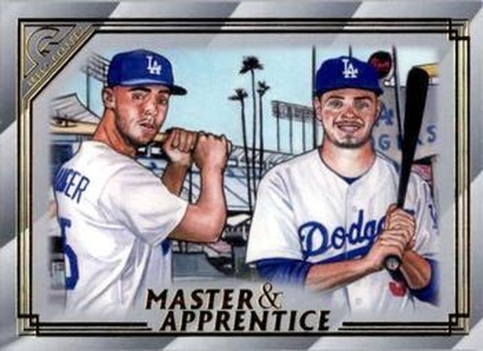 #MA-4 Cody Bellinger / Gavin Lux - Los Angeles Dodgers - 2020 Topps Gallery - Master & Apprentice Baseball