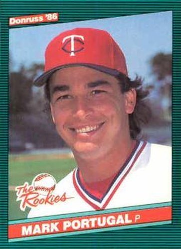 #44 Mark Portugal - Minnesota Twins - 1986 Donruss The Rookies Baseball