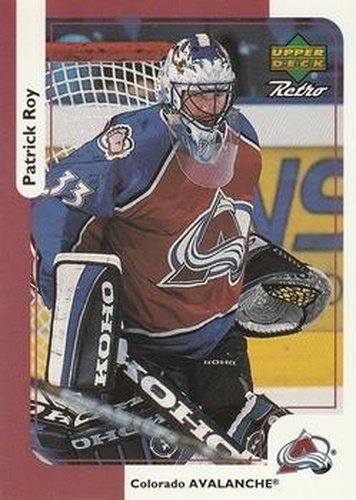 #McD-15 Patrick Roy - Colorado Avalanche - 1999-00 Upper Deck Retro McDonald's Hockey