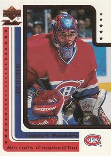 #McD-16 Jose Theodore - Montreal Canadiens - 1999-00 Upper Deck Retro McDonald's Hockey