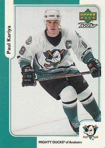 #McD-1 Paul Kariya - Anaheim Mighty Ducks - 1999-00 Upper Deck Retro McDonald's Hockey