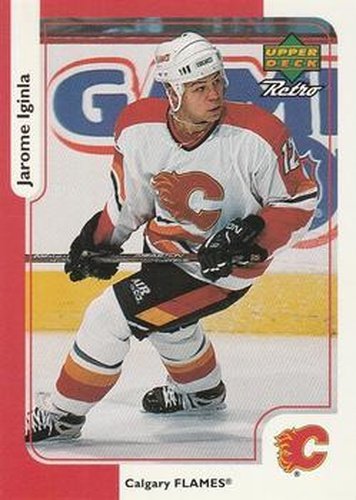 #McD-5 Jarome Iginla - Calgary Flames - 1999-00 Upper Deck Retro McDonald's Hockey