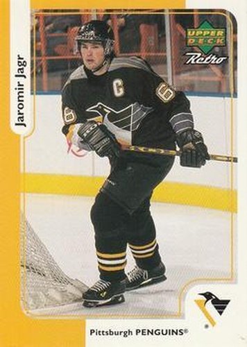 #McD-6 Jaromir Jagr - Pittsburgh Penguins - 1999-00 Upper Deck Retro McDonald's Hockey