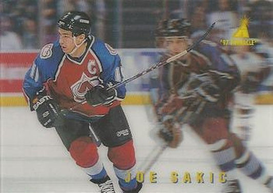 #McD10 Joe Sakic - Colorado Avalanche - 1996-97 Pinnacle McDonald's 3D Ice Breakers Hockey